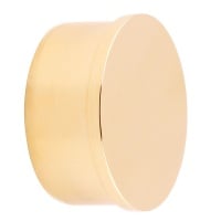 Brass Flush End Cap For 2" Brass Tube