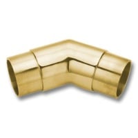 Brass Flush 135 Degree Elbow For 2" Brass Tube