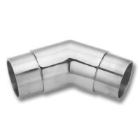 Chrome Flush 135 Degree Elbow For 2" Tube