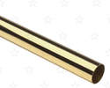 12.7mm ( 1/2" ) x 250mm Polished Brass Tube