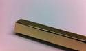 1/2" x 1000mm Square Section Brass Tube Polished