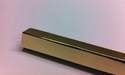 31.7mm ( 1 1/4" ) x 250mm Square Section Brass Tube Polished