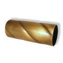 2" x 2000mm Brass Twisted Tube Unpolished