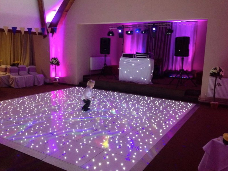 Starlit Led Dance Floors And Black And White Dance Floor Hire