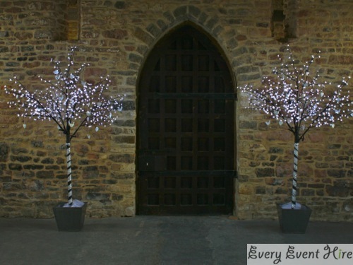 LED Blossom Trees Brockworth Priors Tithe Barn