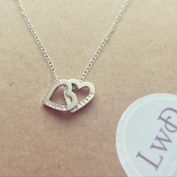 Heart Necklace with personalisation