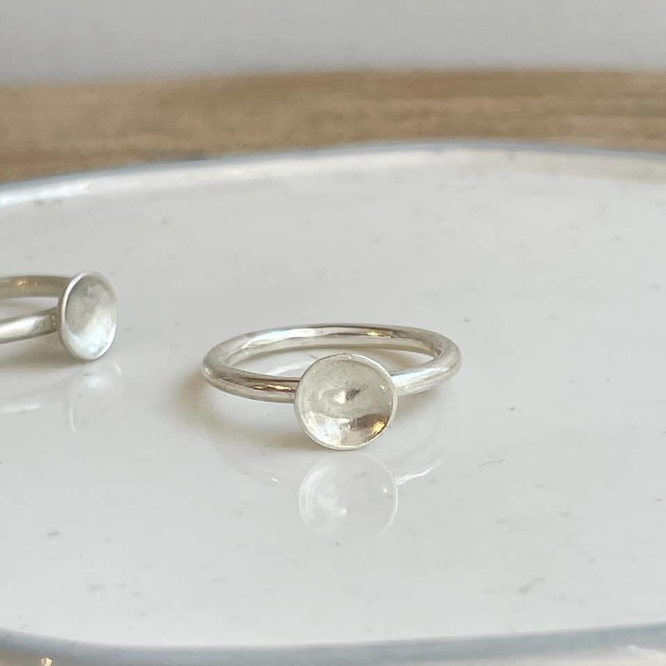 Sterling Silver little dish ring
