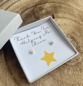 A Teacher Gift ~ Star Studs