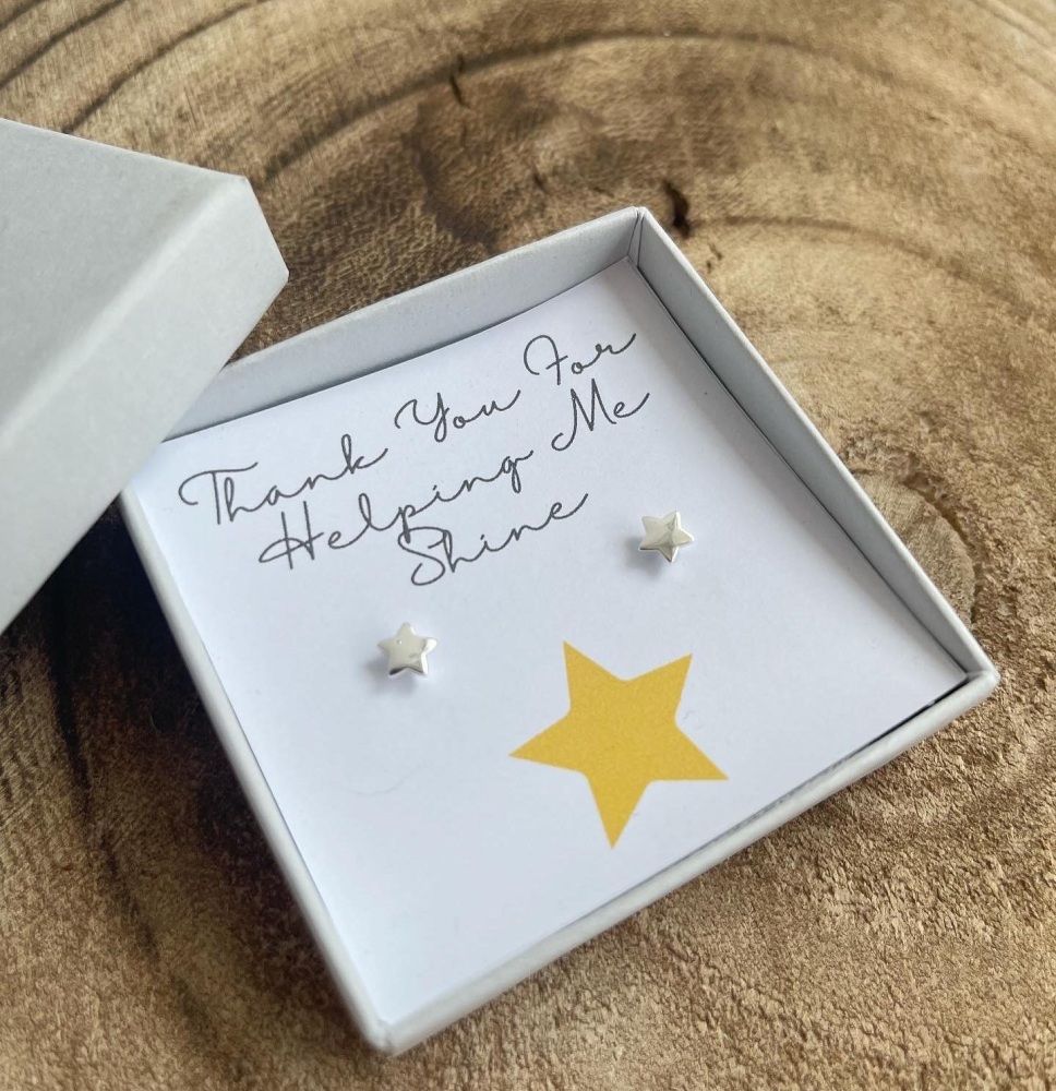 A Teacher Gift ~ Star Studs