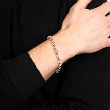 Belcher Chain Link Bracelet in Sterling Silver