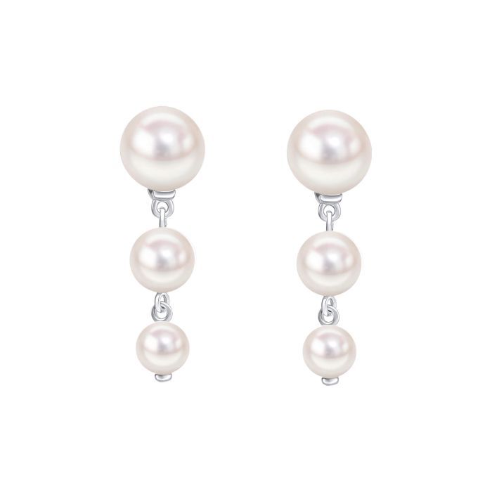 Gradient Freshwater Pearl Drop Earrings