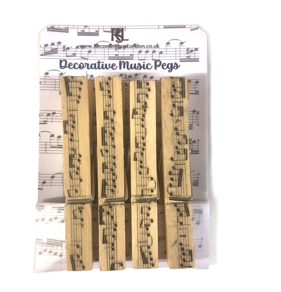 Decorative Music Pegs