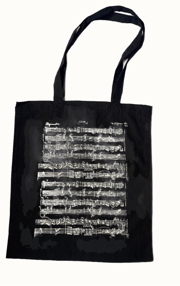 Cotton Tote Bag - Manuscript design