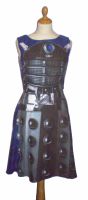 DR WHO BLACK DALEK DRESS MADE TO ORDER IN YOUR SIZE