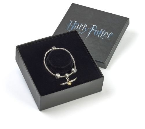HARRY POTTER OFFICIAL SILVER PLATED SLIDER CHARM BRACELET