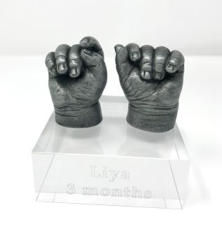 Aluminium baby hands 