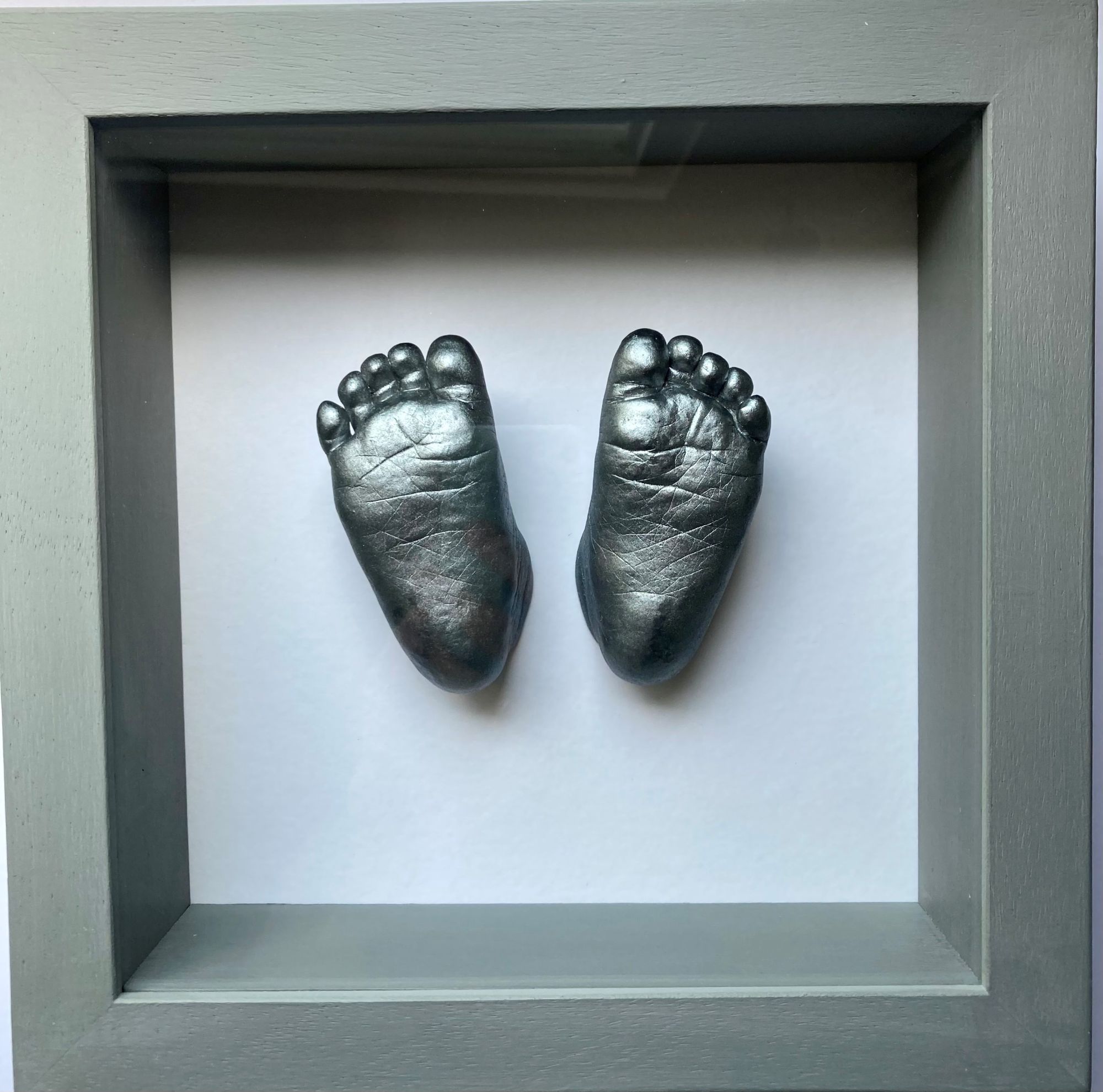 3d plaster hands and feet