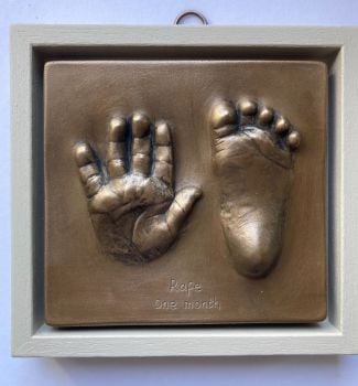 Bronze resin extra small resin hand and foot 