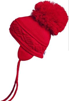Satila Pom Pom Hat Malva Red