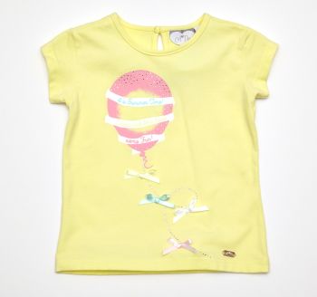    A*Dee Balloon T-Shirt - Lemon - 5 and 6 years remaining