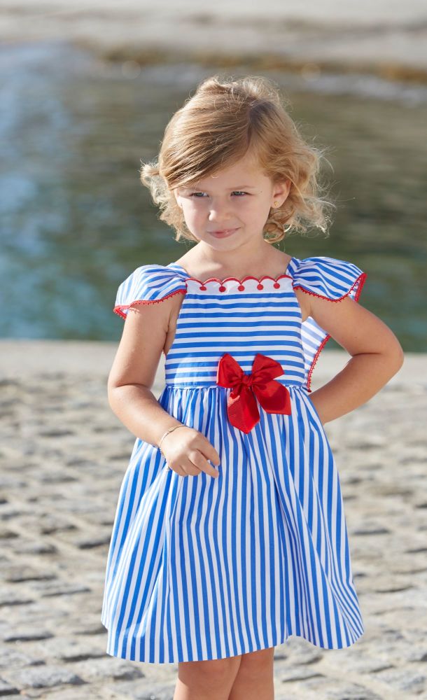 red white and blue girls dress