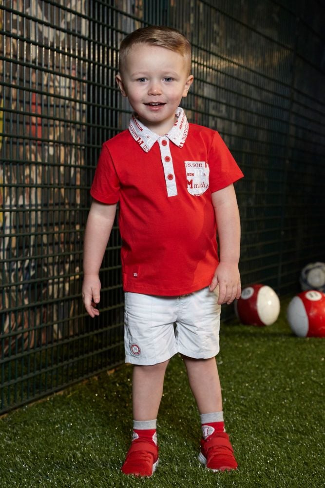 PRE ORDER SS19 Boys Mitch & Son Summer Reds Collection Pierre Polo a