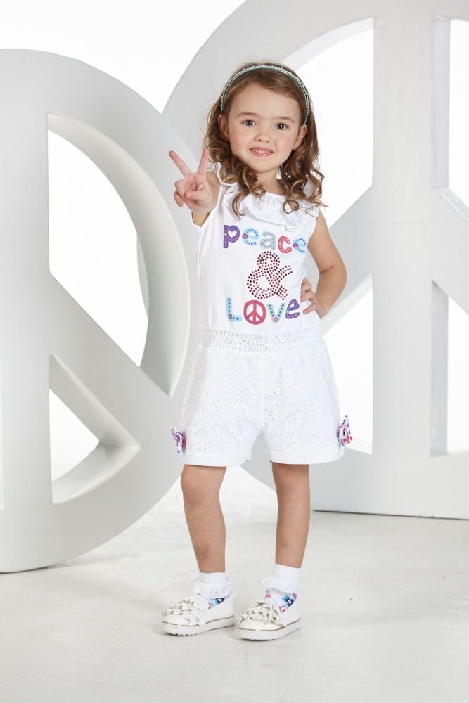 PRE ORDER SS19 Girls A*Dee Peace and Love Collection Penelope Playsu