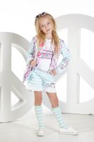        Girls A*Dee Peace and Love Collection Tabitha Top and Skippy Shorts S194611/4405 - 5 years remaining