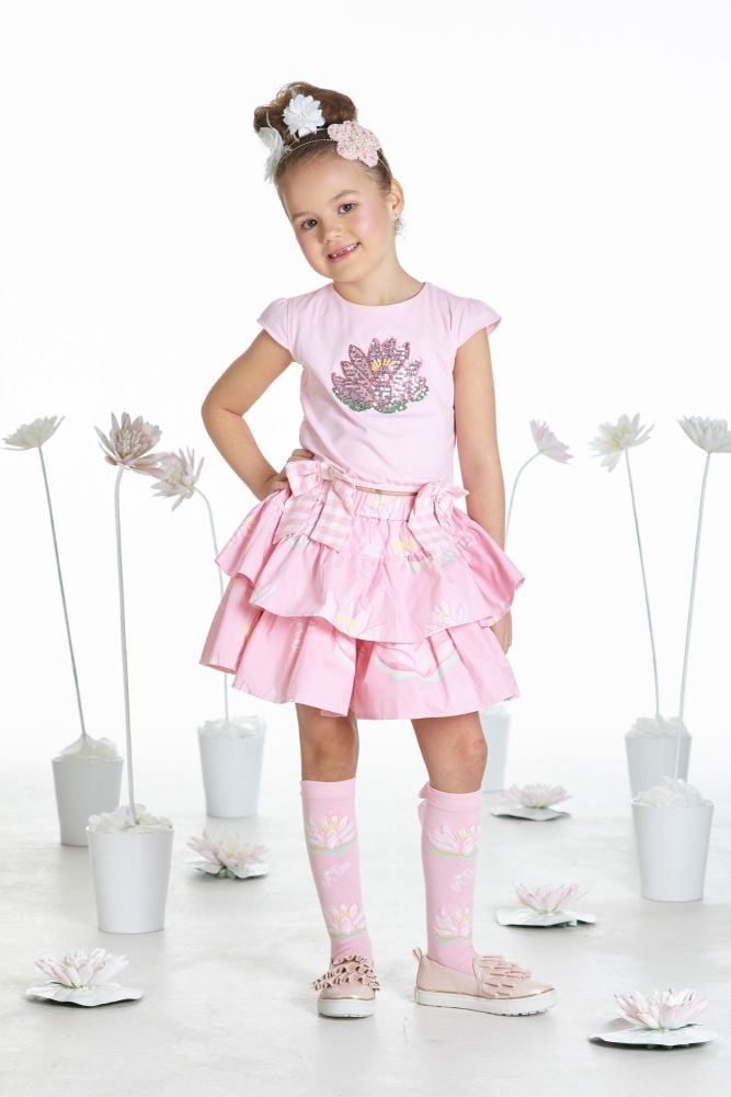 PRE ORDER SS19 Girls A*Dee Waterlily Love Collection Tori Top and Sa