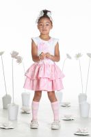        Girls A*Dee Waterlily Love Collection Dot Dress S193707 - Available in 2 years