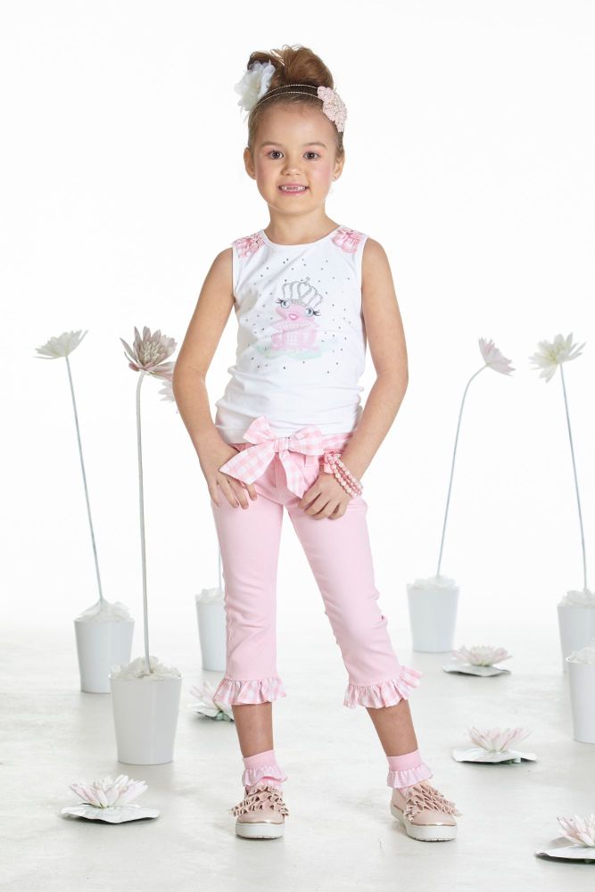 PRE ORDER SS19 Girls A*Dee Waterlily Love Collection Tonya Top and S