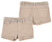        Girls Mayoral Junior Shorts and Belt 275 - Ocher - Available in 10 years
