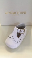 .Boys Andanines Soft Sole Shoes 182893 - White