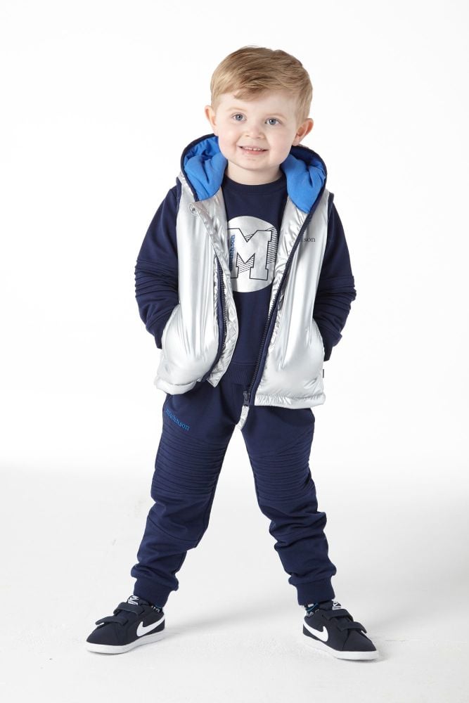 PRE ORDER AW19/20 Boys Mitch and Son Jones Gilet MS1220 - Silver