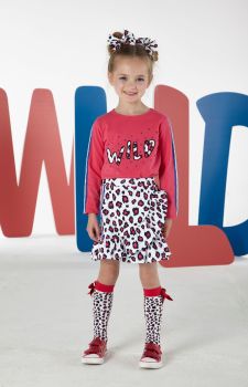 Girls A*Dee Wild Collection Tracie Top W193404 Available in 2 years and 10 years