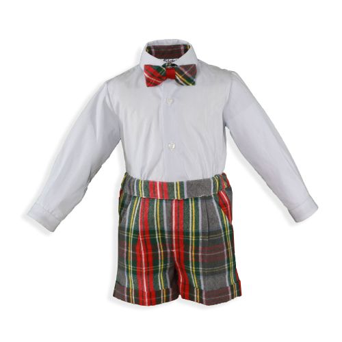 PRE ORDER AW19/20 Boys Miranda Red Tartan Set 237