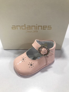 .Girls Andanines Soft Sole Shoes 191800 - Pink