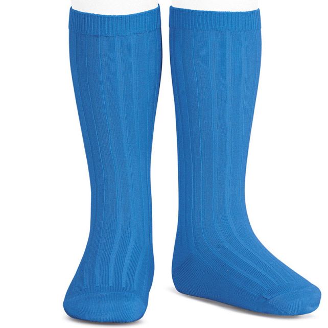 Condor Long Ribbed Socks - Royal Blue