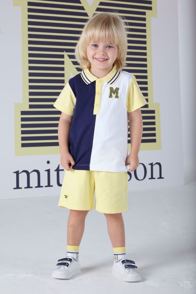 PRE ORDER SS20 Boys Mitch & Son Ocean Adventure Blair Polo Shirt and Shorts