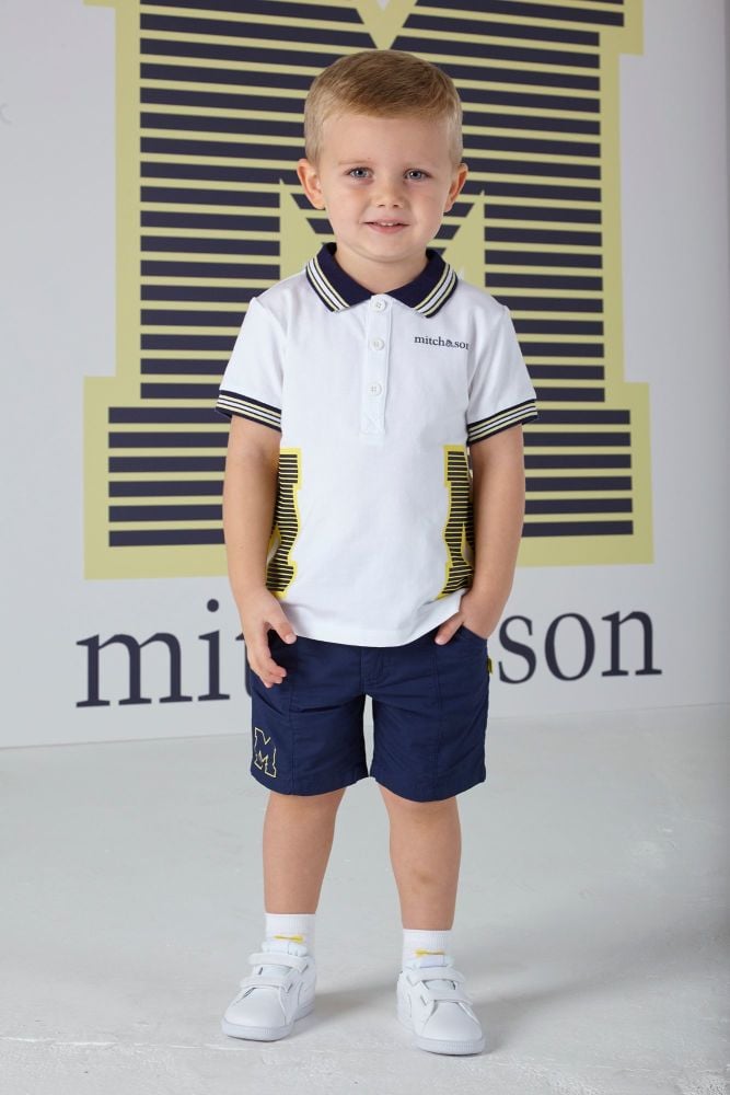 PRE ORDER SS20 Boys Mitch & Son Ocean Adventure Jayden Polo Shirt MS1325