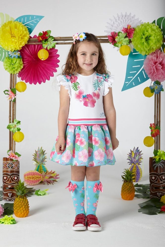 PRE ORDER SS20 Girls A*Dee Hawaiian Holiday Dulcie Dress S204711