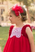        Girls Dolce Petit Red Headpiece 2215D