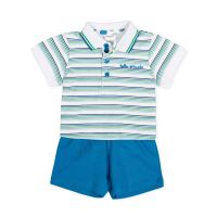        Boys Tutto Piccolo Polo Shirt and Shorts Set 8688
