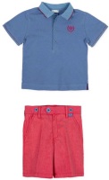        Boys Tutto Piccolo Polo Shirt and Shorts Set 8834, 8334