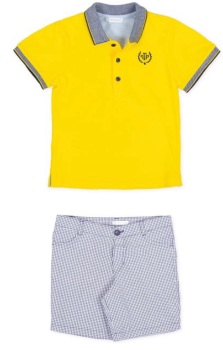        Boys Tutto Piccolo Polo Shirt and Shorts Set 8838, 8337