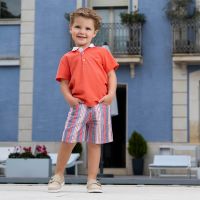 Boys Tutto Piccolo Polo Shirt and Shorts Set 8825, 8325