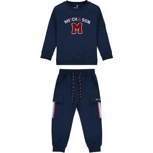 PRE ORDER AW20/21 Boys Mitch & Son Connor Tracksuit MS1451 Navy