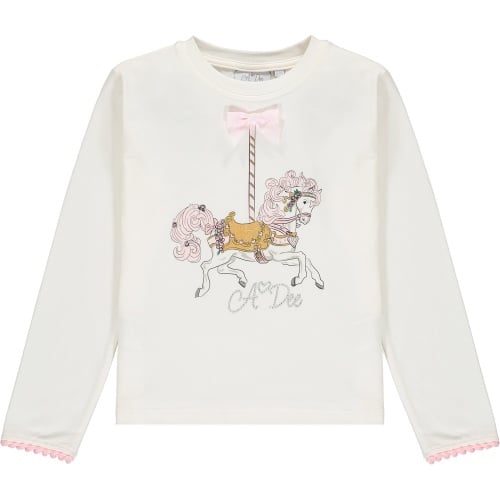 PRE ORDER AW20/21 Girls A*Dee Carousel Flora Top and Franki Skirt Set W2024