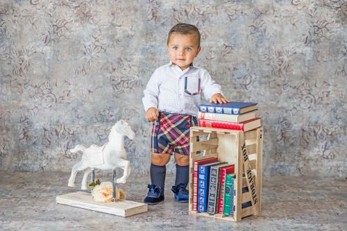 PRE ORDER AW20/21 Boys Miranda Navy Tartan Set 148