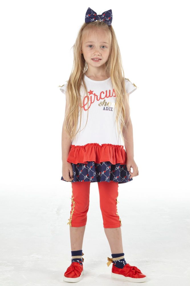 PRE ORDER SS21 Girls A*Dee Circus Mania Collection Molly Leggings Set S2125